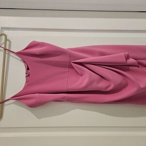 Elegant Pink Sleeveless Dress